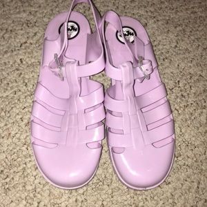 Lavender JuJu Jelly Shoes